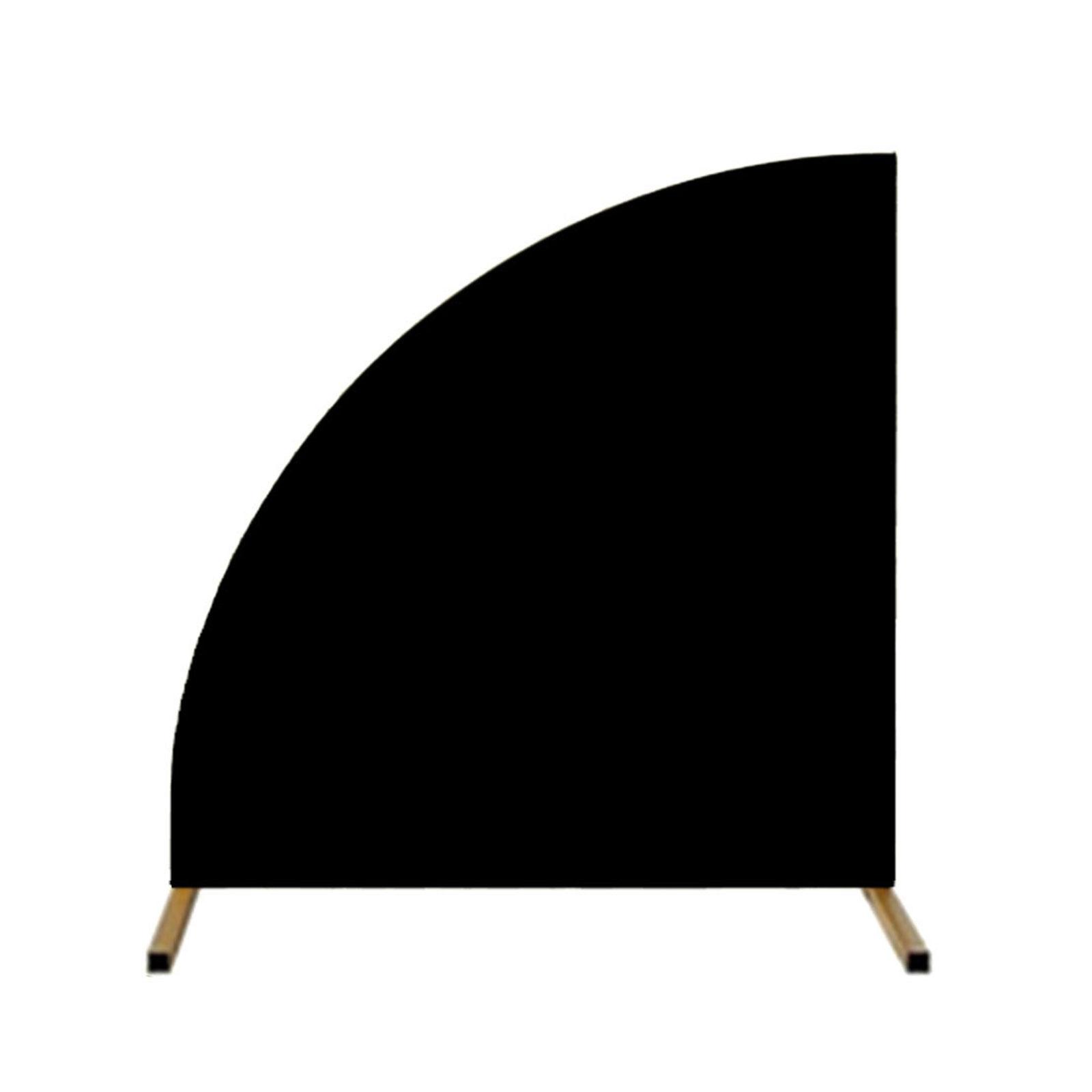 

Stretch Fabric Arch Cover for Weddings and Banquets Double-Sided Backdrop Background Cloth Birthday Party Decoration 2 чёрный
