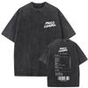 Washed Vintage Rapper Paulo Londra Homerun T-shirt Men Women Fashion Hip Hop Oversized T Shirt Men's Casual Cotton T-shirts Tops