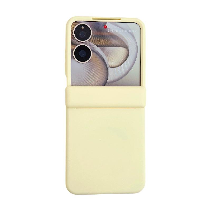 

Magnetic Solid Color Protective Case for Xiaomi MIX Flip2 - Drop-proof, Foldable, Hard PC Xiaomi MIX Flip2 жёлтый