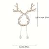 2-piece, 1-piece - Creative Antlers Hair Clip - Suitable for Halloween, Christmas and other dress up hair clips