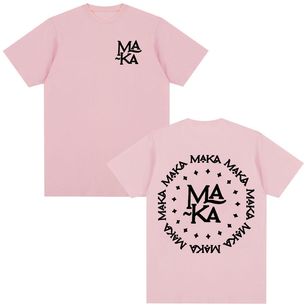 Rapper Maka Logo Graphic T-shirts Men Women Clothing Fashion Hip Hop T-shirt Cotton Casual Loose Short Sleeve T Shirt Streetwear