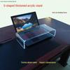 Acrylic Keyboard Cover & Desktop Stand: Cat-Proof, Transparent, U-Shaped
