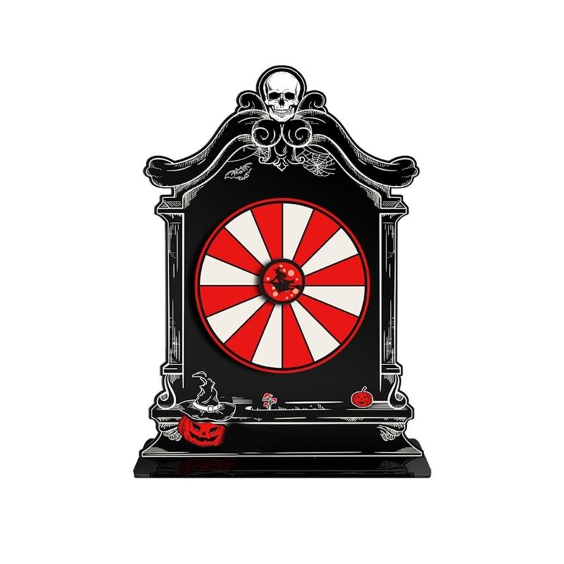 

Durable Acrylic Halloween Spin Wheel Feature 2 Color Option And Quick Assembly For Festival Fun S