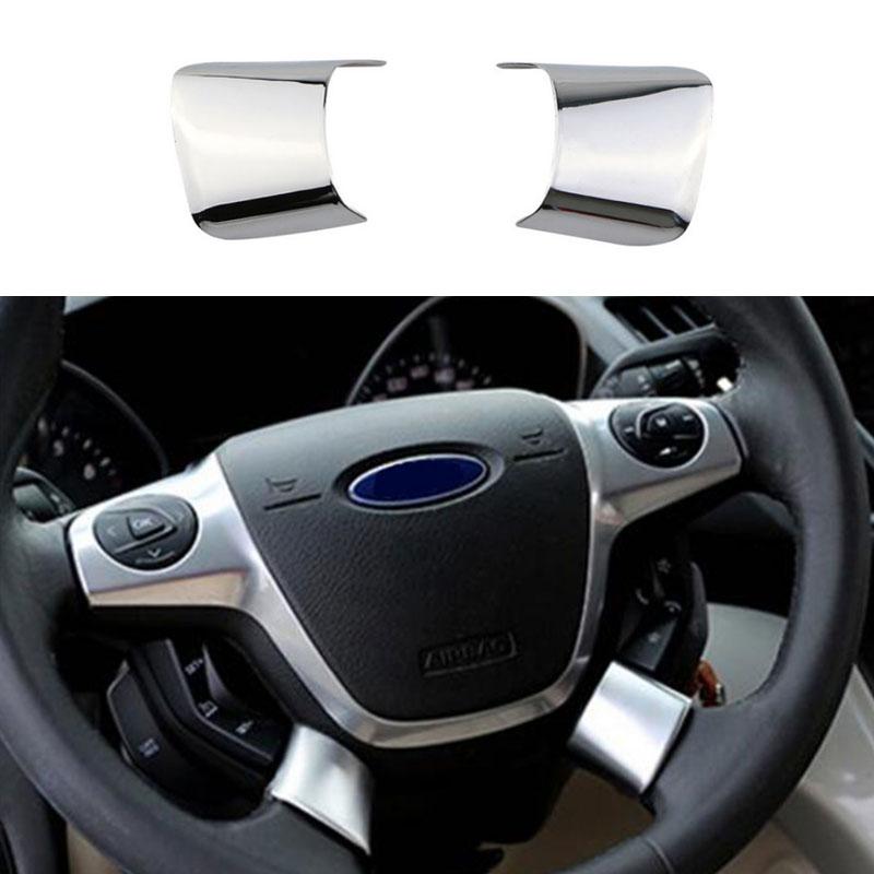 Auto Styling Lenkradverkleidung Abdeckung Aufkleber Dekoration Hülle für Ford Focus 3 MK3 Limousine Hatchback Kuga Escape 2012 2013 2014