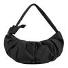 Adidas Originals Polyester Croissant Bag, Cloud Bag, Croissant Bag, Handbag, Shoulder Bag Women's Black Adidas JY8573