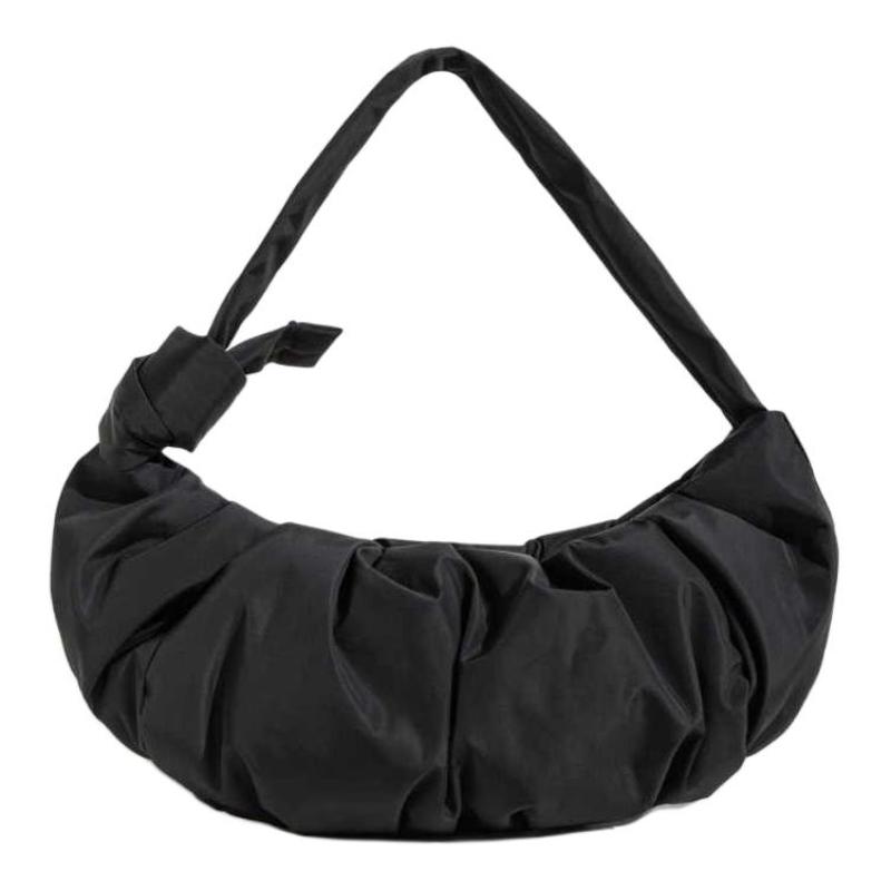 Adidas Originals Polyester Croissant Bag, Cloud Bag, Croissant Bag, Handbag, Shoulder Bag Women's Black Adidas JY8573