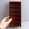 1Pcs Mini Furniture Wooden Crafts Storage Cabinet Bookcase 1: 12 Dollhouse Miniature Porch Swing Garden Decor Accessories