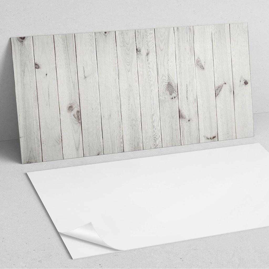 Dekor Winylowy Z Wzorem Samoprzylepny Do Sypialni 100X50 Cm Tekstura Drewnianych Desek