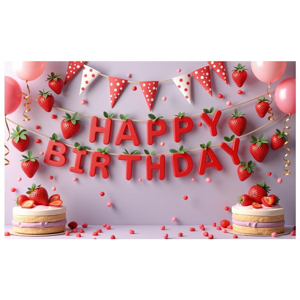 Celebration Background Festive Look Birthday Party Backdrop Birthday Party Banner Sweet Birthday Photo Display For Children's