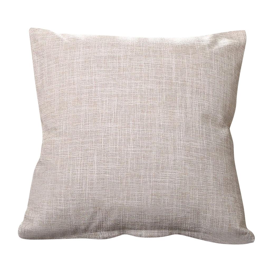 55 * 55cm Kissenbezug Zuhause Verdickter Leinen-Kissenbezug, Sofakissen, Bettkopfteil Weiche Polsterung