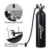 Tubeless Tire Inflator 1.2L Tubeless Bike Pump Max 200 PSI Tubeless Booster Compatible with Presta & Schrade Valves for Road MTB