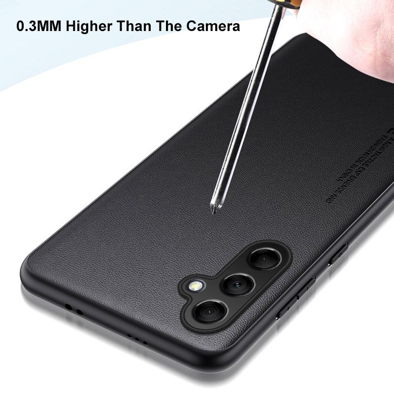 Luxusní PU kožené pouzdro pro Samsung Galaxy M14 M54 A04 A04S A14 A24 A34 A54 5G kryt silikonové pouzdro s plnou ochranou Coque