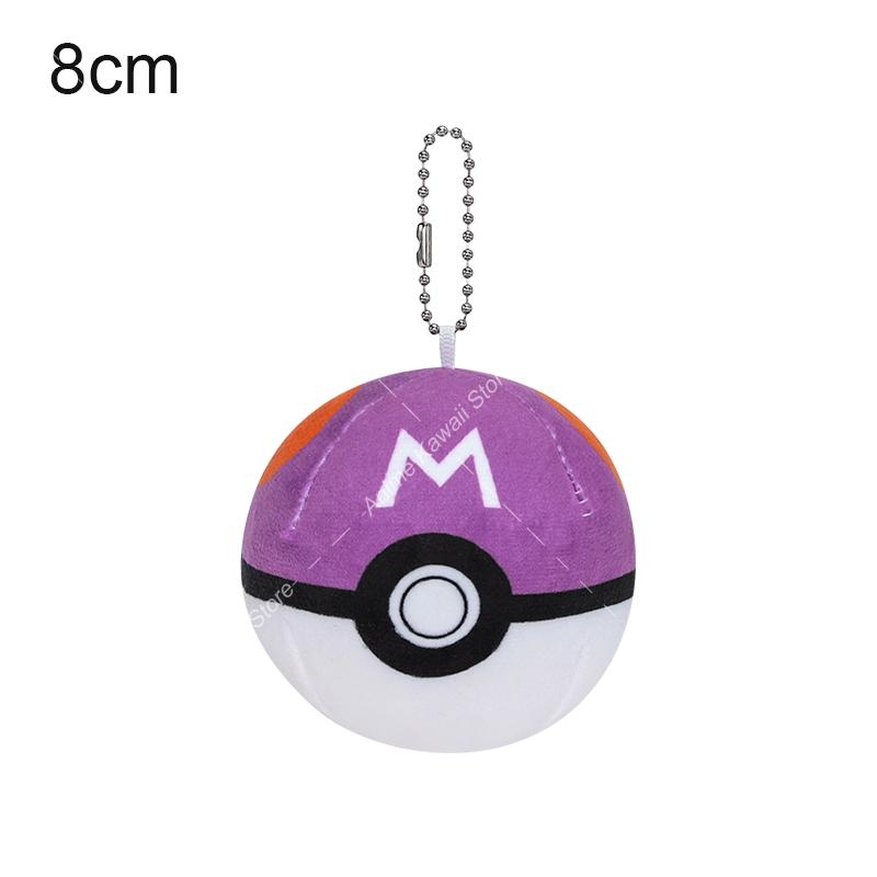Pokeball Plush Great Ultra Premier Ball Strange Ball Soft Anime Stuffed Toys Pocket Monster Pendant Doll