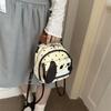 Schoolbag Backpack Women's 1011 New Niche Design Commuter Trend Foreign Style Fashion Personality Large Capacity Commuter Backpack