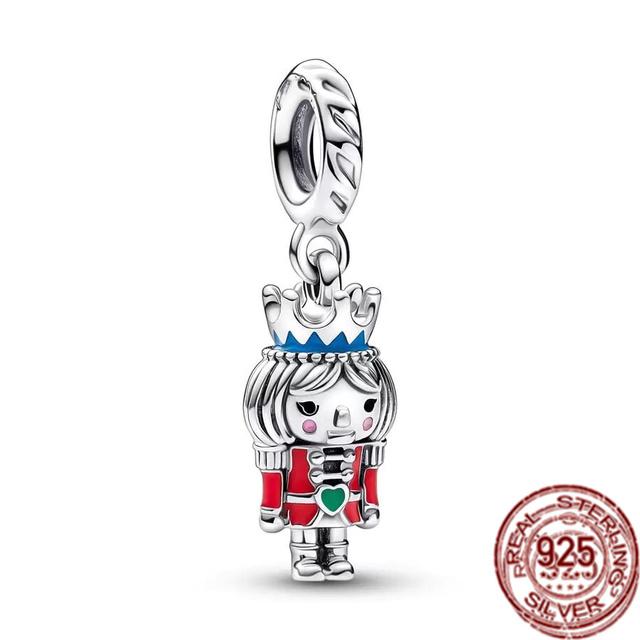 Red Motorcycle Rider & Good Fortune Carp Fish Dangle Charm Beads Fit Original Fasion 925 Sterling Silver Bracelet Women Jewelry