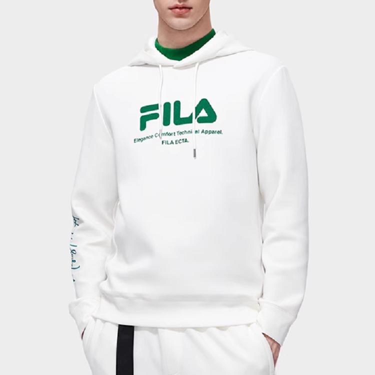 New FILA Sweatshirts Men's White F11M319206F-WT
