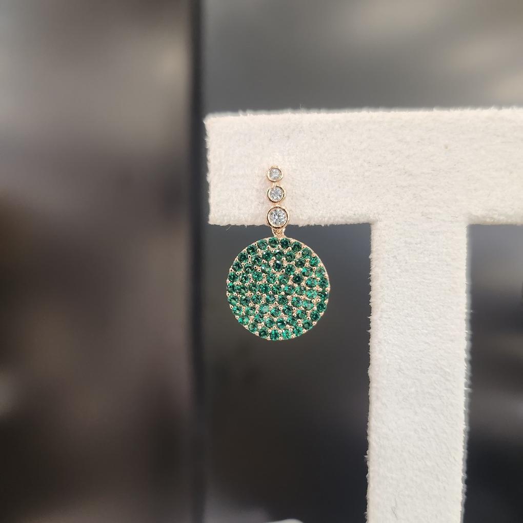 ARTRIA One Swallow Drop Emerald Hot Item Earrings EGSERTT0002EMF