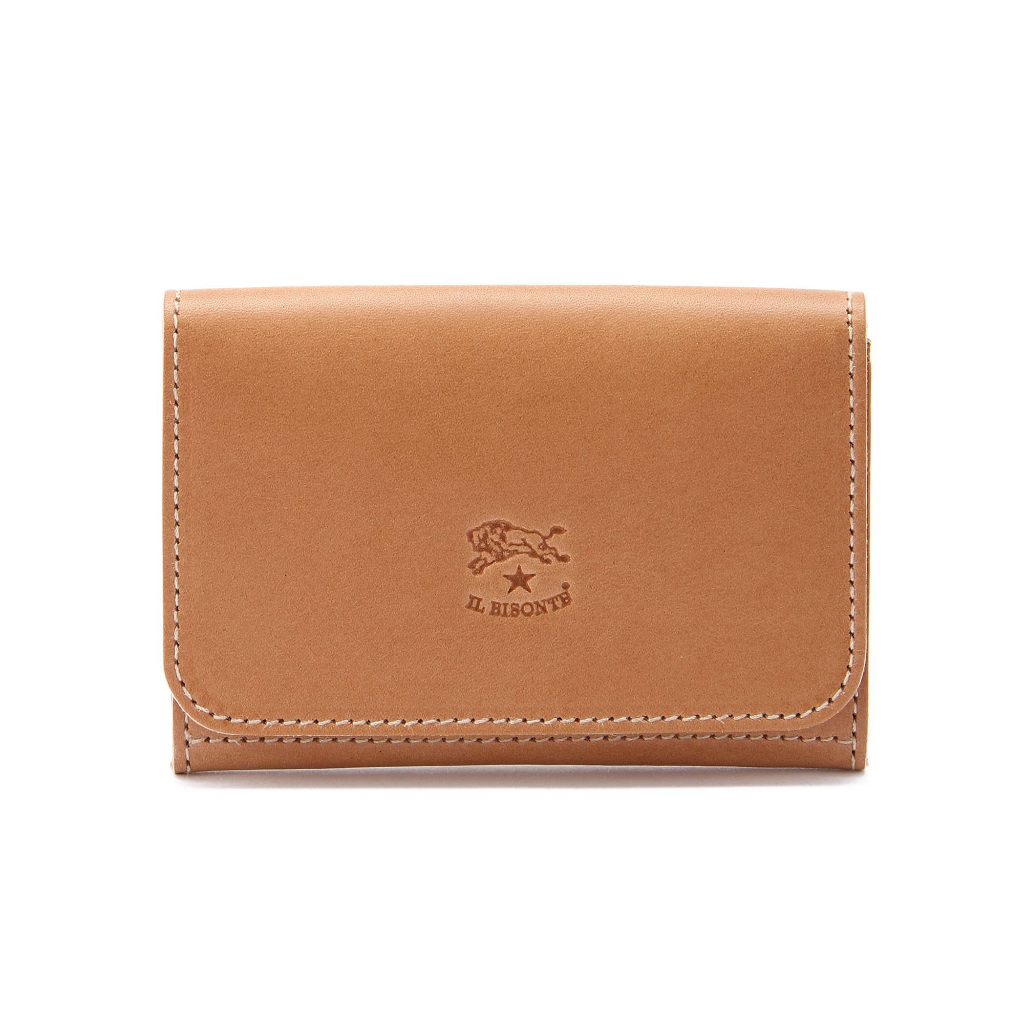 IL BISONTE Картхолдер, Унисекс, Коровья кожа, Бисквит, Светло-коричневый, 54154152309493