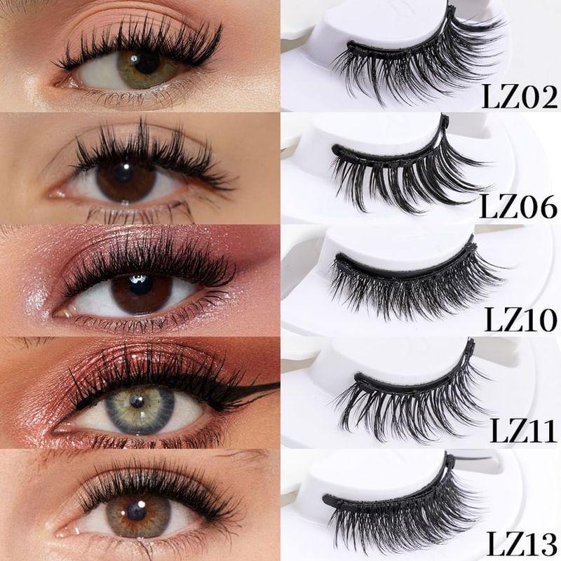Lashie - Natural Magnetic False Eyelashes (Various Designs)