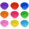 6-30pcs Reusable Silicone Cupcake Molds, Non-Stick Round Baking Cups 7x4.2x3.5cm for Easy DIY Desserts, Kitchen Gift Set
