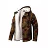 Vêtements pour hommes européens et américains automne et hiver veste à capuche ample à manches longues en coton rembourré à carreaux épais