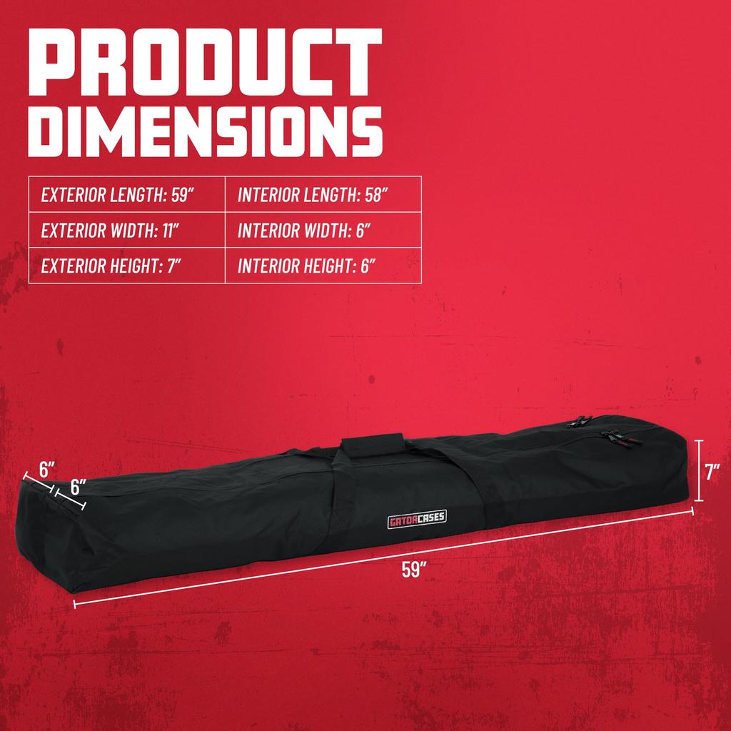 GATOR GPA Speaker Accessory Series Nylon Case for Two Speaker Stands (GPA-SPKSTDBG-58DLX) [Official Japanese Product]