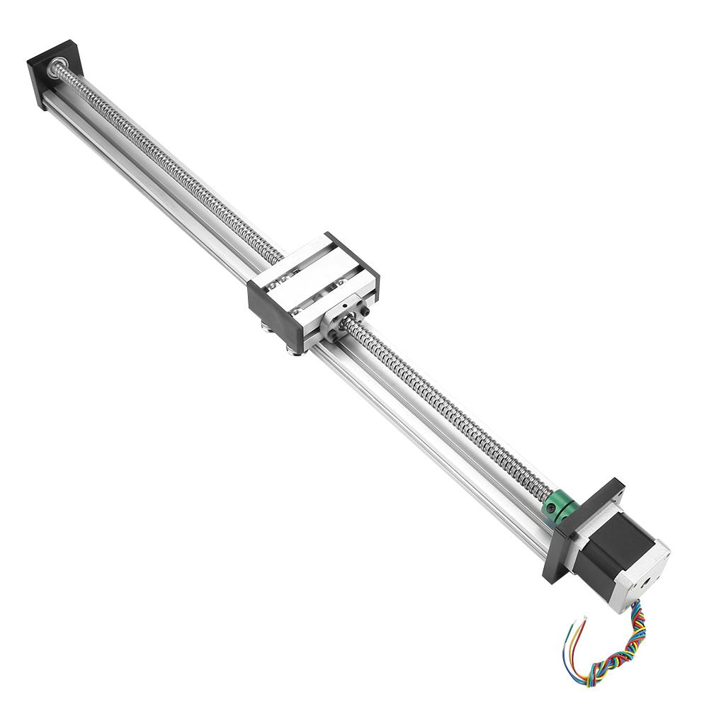 Linear   beam table, aluminum 1204   screw linear grinding   screw rail 500 mm with 42 mm stepper motor for automation and   measuri