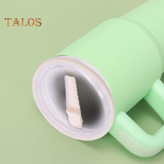 2 sady 40 oz víko sklenice se slámkou pro Stanley Quencher Opakovaně použitelné víko na brčko Náhradní kryt odolný proti stříkající vodě pro cestovní sklenici HydroJug