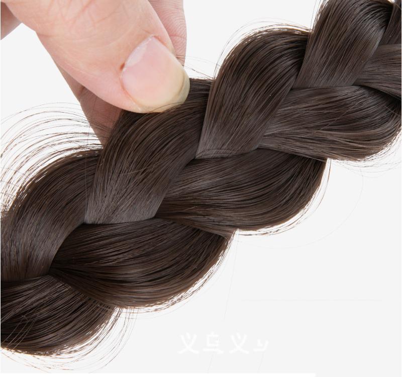 Ladies Wigs Bangs Headbands One-piece Covering White Invisible Seamless Wig Piece Top of the Head Reissue