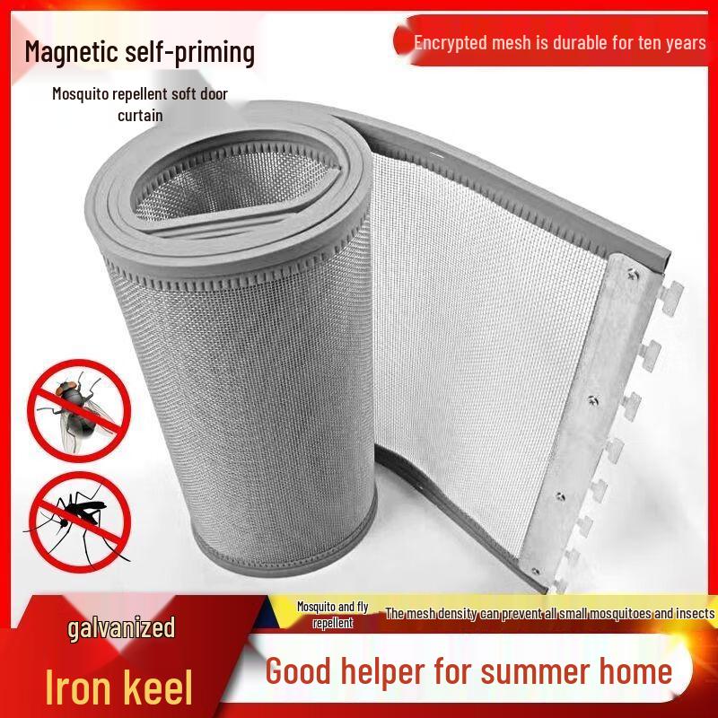 Cortina de Porta de Malha Magnética Anti-Mosquito