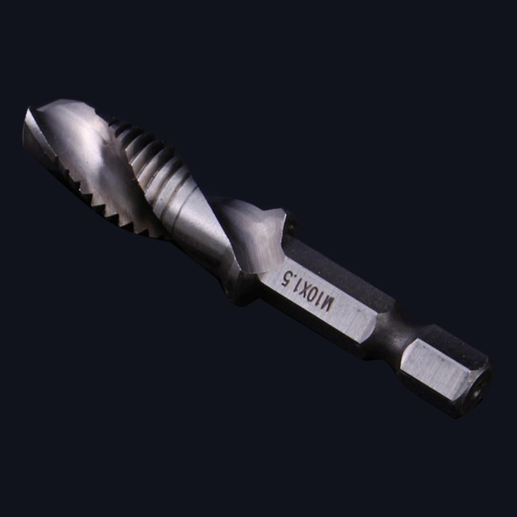 M10 HSS 1/4\" Šestihranná stopka Vrták a závitník Kuželové vrtáky Díl elektrického nářadí