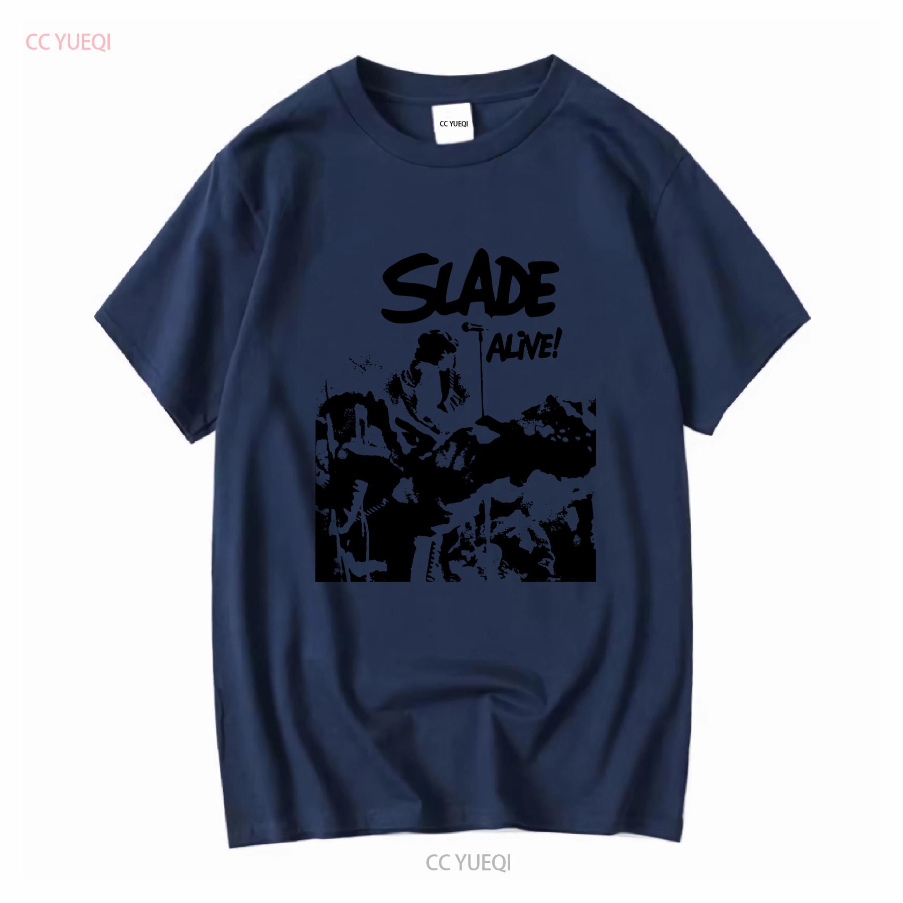 

SLADE ALIVE NEW RED T SHIRT long or short sleeves vintage Washed Comfortable Versatile Stretched Slightly Breathable XL