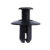 Black Plastic Rivets Fastener 8mm Hole Car Bumper Fender Retainer Clips Universal Auto Door Trim Panel Push Pin Clips Buckle
