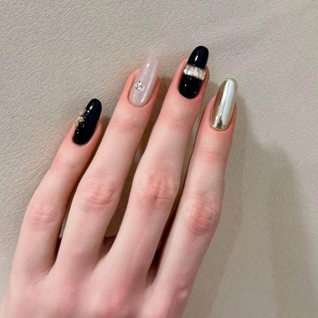 Nude Pink Gradient Cat Eye Whitening Aurora Nail Art Removable Stickers
