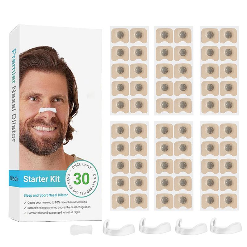 15/30Pairs Nasal Breathing Dilators Starter Kits Magnetic Nose Strips Increase Sports Air Intake Improve Sleeping Reduce Snoring