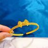 Hollow Bow Open Bracelet Women's Light Luxurious and High-end Bracelet Accessories