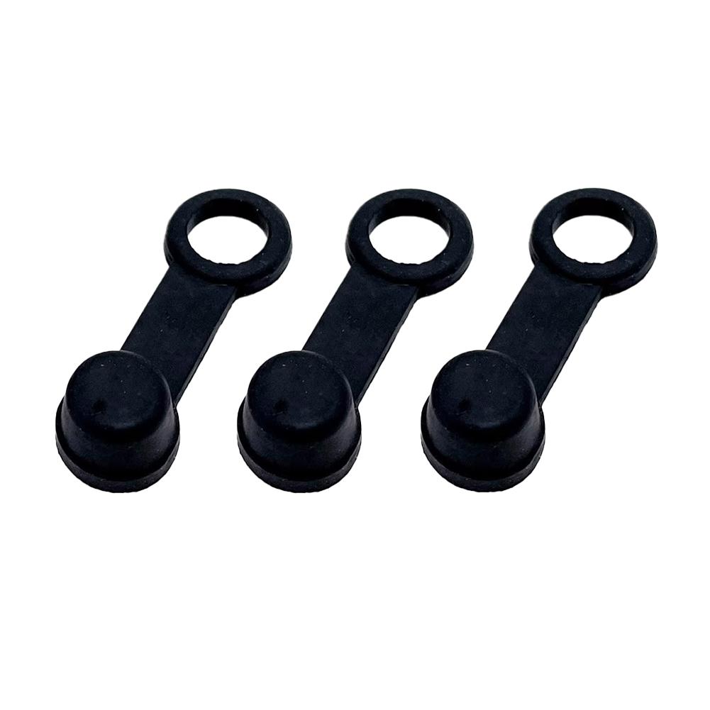 

3 шт. пылезащитный колпачок для насоса тормоза автомобиля, колпачок для слива масла, уплотнительный винт для тормозного суппорта, пылезащитный колпачок, резиновые аксессуары для мотоциклов чёрный