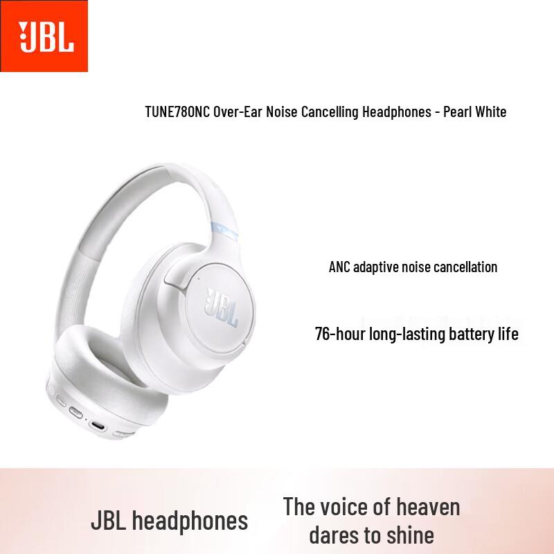 JBL TUNE 780NC Over-Ear Active Noise Cancelling Bluetooth Headphones