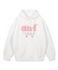 Atrl Basic Lettering 2 Oversized Wide Shoulder Hoodie_White