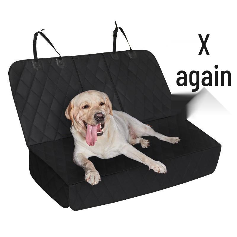 Waterproof Pet Car Seat Mat for Cats & Dogs - Rear Seat Cushion for Medium & Large Pets