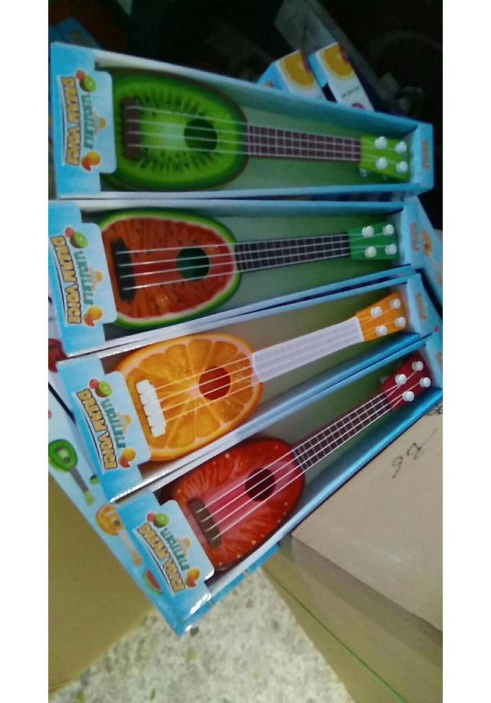 36cm Cartoon Fruit Ukulele Toy for Kids