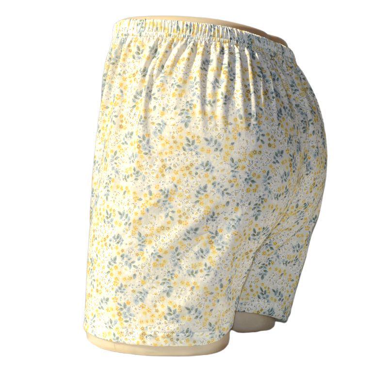 Damen Baumwoll-Boxershorts mit hohem Bund und lockerem Schnitt für mittelalte und ältere Frauen - Übergrößen-Shorts