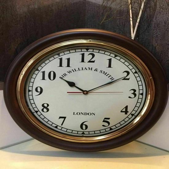 40,64 cm London Sir William Smith Wanduhr Handgefertigte Holz-Historische Uhr