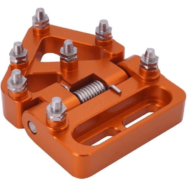 Ponta de Pedal de Freio Dobrável para Motocicleta CNC para 690 Enduro R/SMC R 790 890 950 990 1050 1090 1190 1290 Adventure R/S/T Laranja