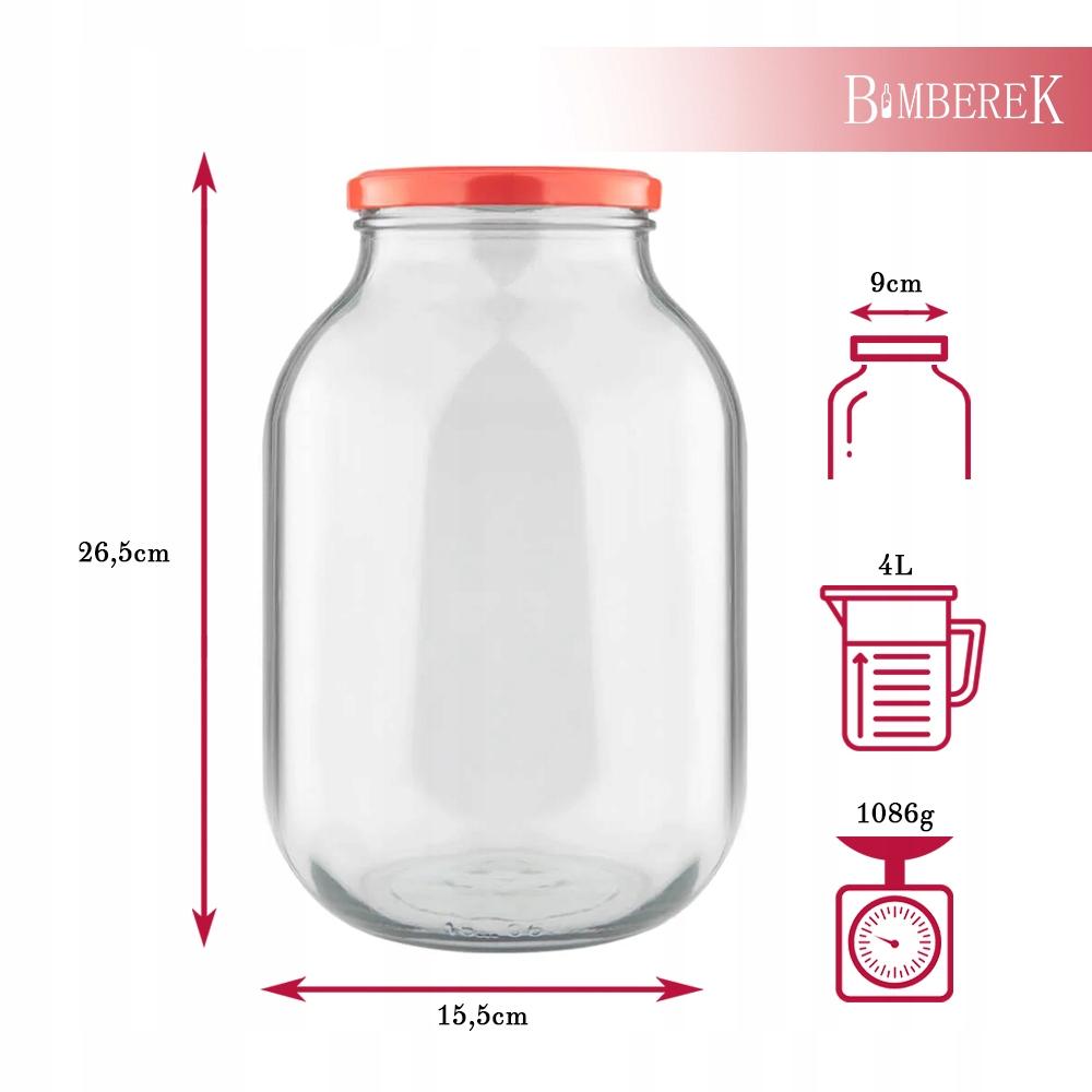 6X JAR 4L PRESERVATIONS LIQUEURS + LID fi100