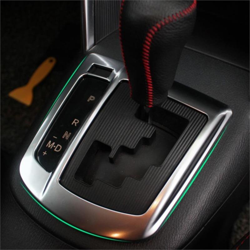 ABS Chrome Center Console AT MT Gear Shift Box Panel Frame Cover Trims For Mazda CX-5 CX5 2012 2013 2014 2015 2016 Car Accessory