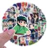 60pcs Suitcase Stickers Waterproof Stickers Scooter Computer Tablet Cartoon Decoration