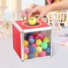 Practical Lottery Box Transparent Ballot Box Simple Draw Box Game Prop