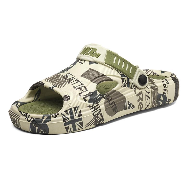 Nové pánské sandály velká velikost silná podrážka lehké pantofle pánské módní ležérní sportovní sandály prodyšné plážové boty pánské