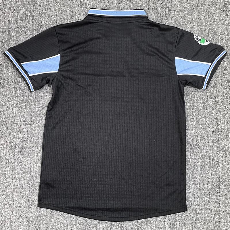 Retro 1998-1999 Lazio Away Soccer Jersey Short Sleeve Mens Football Shirt S To XXL